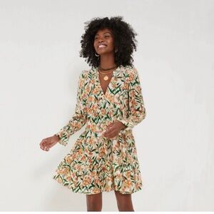 Pomander Place Tuckernuck XL Floral Bermuda Blossom Long Sleeve Kenzo Mini Dress